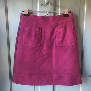 Boden Dorchester Cranberry Skirt